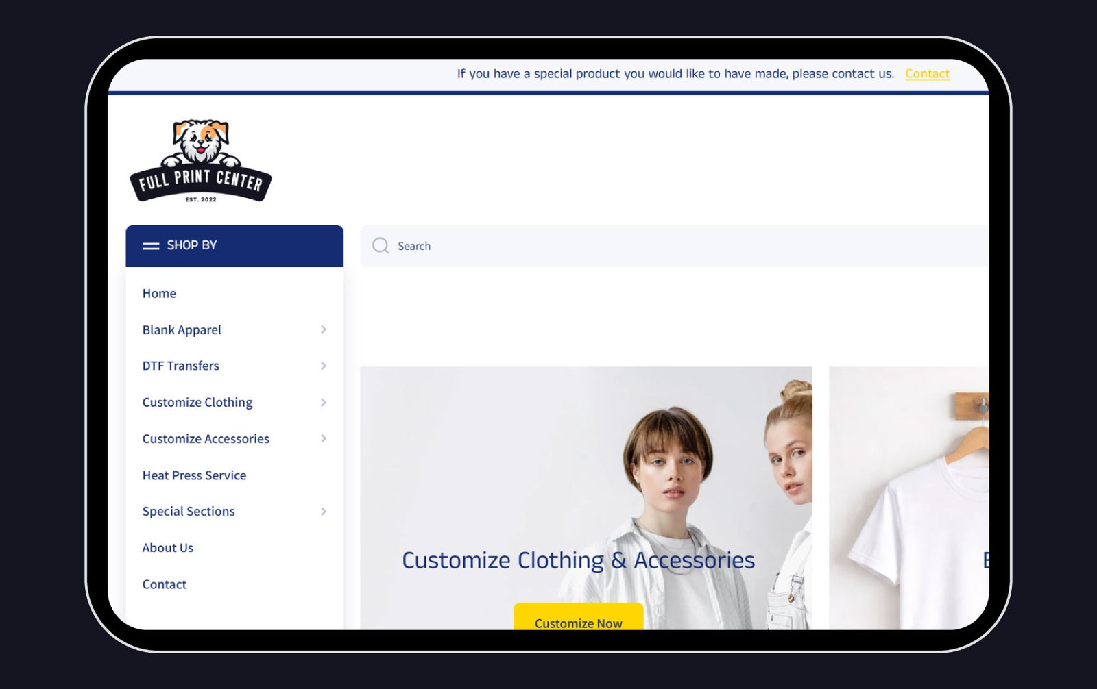 Print On Demand Website