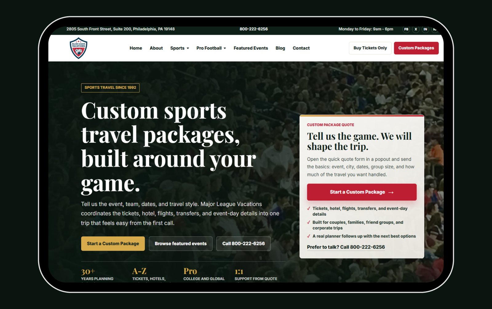 Sports Website